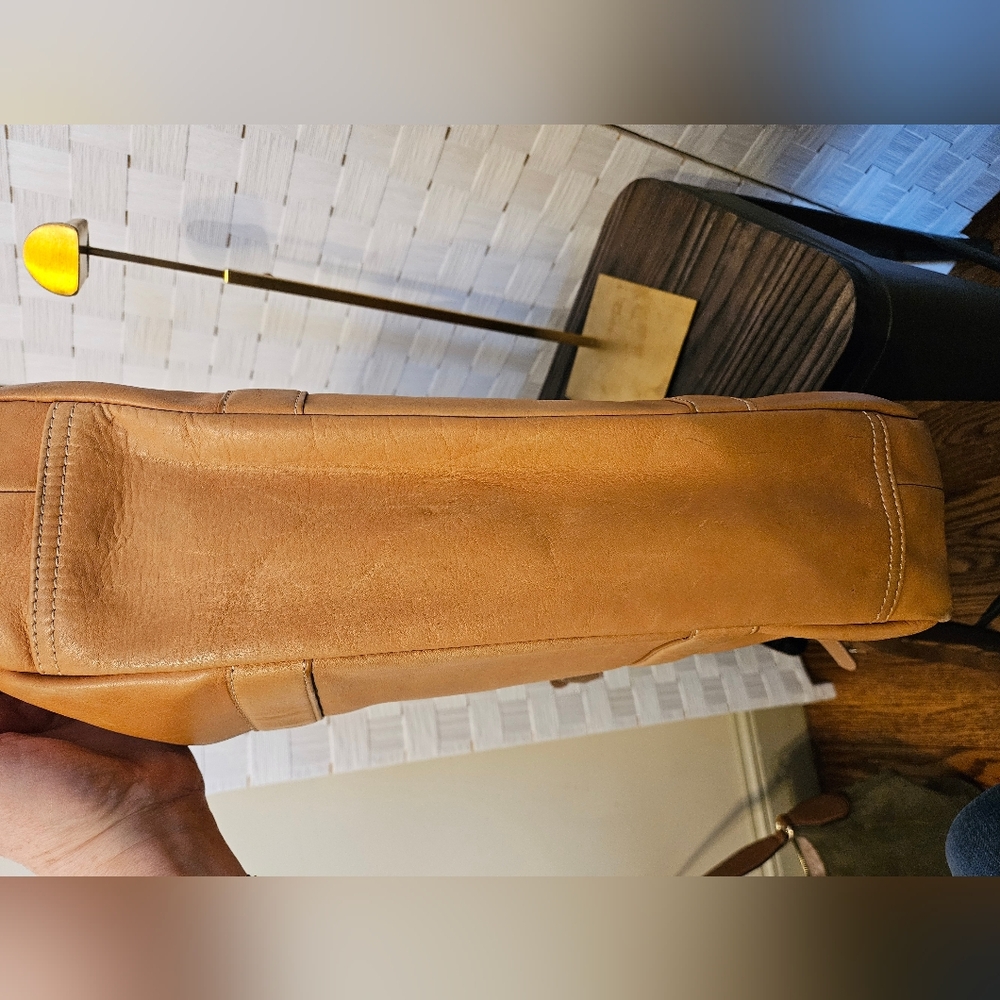 Osgoode Marley Tan Leather Work Bag - Picture 6 of 11